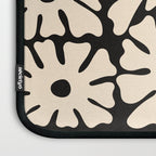 Mid-Century Flowers in Black & White Laptop Sleeve Gallery Image 3