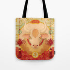 Year of the Ox Tote Bag Gallery Image 1