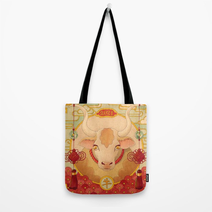Year of the Ox Tote Bag Gallery Image 2