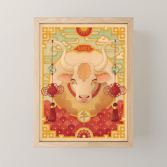 Year of the Ox Mini Art Print Gallery Image 1