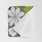 Wedding boat in mountain landscape Throw Blanket Gallery Image 3