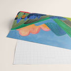 Wedding boat in mountain landscape Wrapping Paper Gallery Image 2