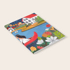 Wedding boat in mountain landscape Notebook Gallery Image 2