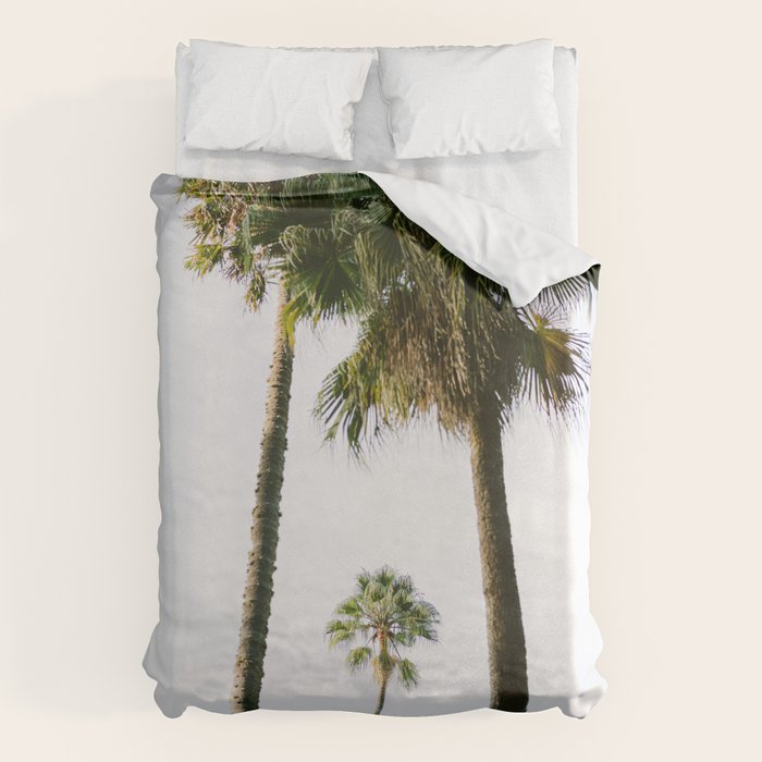 For the love of palm trees | Sintra Portugal fine art travel photography print Duvet Cover Gallery Image 1