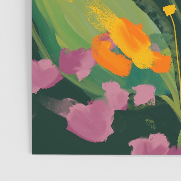 Abstract Floral Evening Poster Gallery Image 3