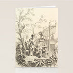 Grisaille Chinoiserie Stationery Card Gallery Image 2
