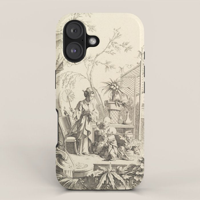 Grisaille Chinoiserie iPhone Case Gallery Image 1