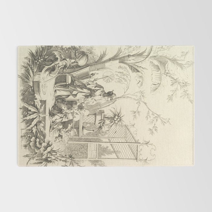 Grisaille Chinoiserie Rug Gallery Image 2