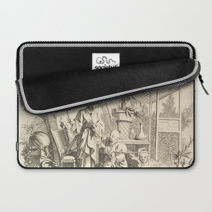 Grisaille Chinoiserie Laptop Sleeve Gallery Image 2