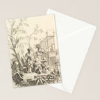 Grisaille Chinoiserie Stationery Card Gallery Image 2