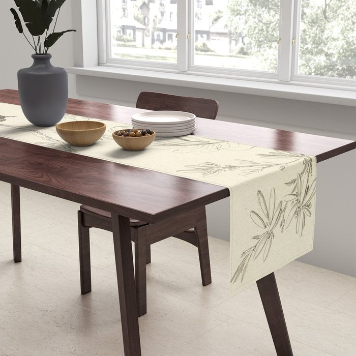 Grisaille Chinoiserie Table Runner Gallery Image 2