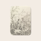 Grisaille Chinoiserie Bath Mat Gallery Image 1