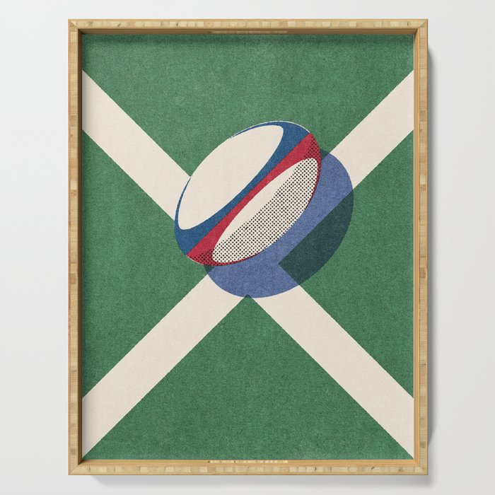BALLS - Rugby - II Serving Tray Gallery Image 1