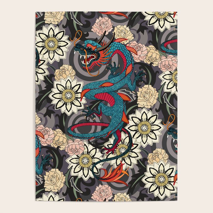 dragon tattoo dark Poster Gallery Image 1