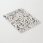 Black and White Retro Floral 2 Notebook Gallery Image 3
