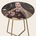 Roses de la Passion. St. Théresè of Lisieux Side Table Gallery Image 2