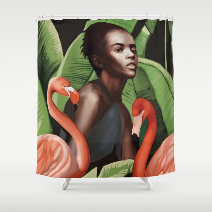Jungle Grace Shower Curtain Gallery Image 1