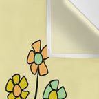 bloom where you are planted // waves and flowers Wall Tapestry Gallery Image 3