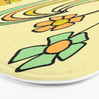 bloom where you are planted // waves and flowers Bath Mat Gallery Image 3