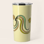 bloom where you are planted // waves and flowers Travel Mug Gallery Image 1