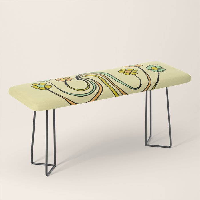 bloom where you are planted // waves and flowers Bench Gallery Image 1