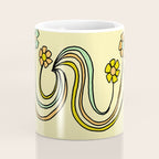 bloom where you are planted // waves and flowers Coffee Mug Gallery Image 4