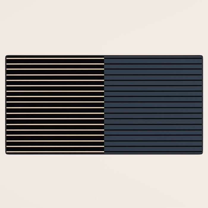 Color Block Lines XVII Desk Mat Gallery Image 3