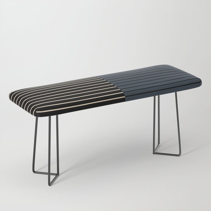 Color Block Lines XVII Bench Gallery Image 1