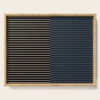 Color Block Lines XVII Serving Tray Gallery Image 1