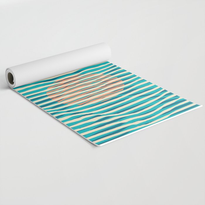 Ocean current Yoga Mat Gallery Image 2