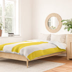 Cabana Yellow Vacation Stripe Duvet Cover Gallery Image 2