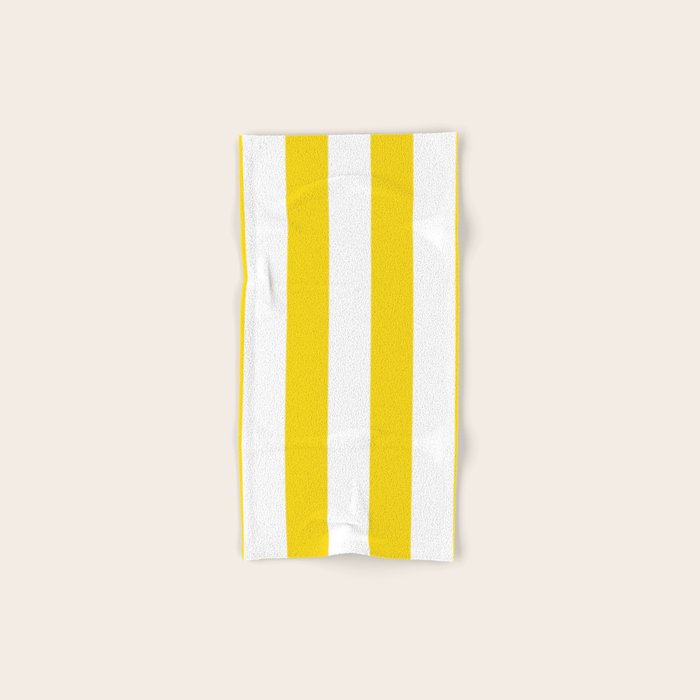 Cabana Yellow Vacation Stripe Bath Towel Gallery Image 1