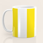 Cabana Yellow Vacation Stripe Coffee Mug Gallery Image 3