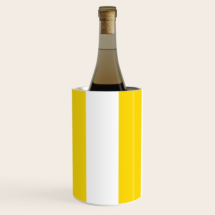 Cabana Yellow Vacation Stripe Wine Chiller Gallery Image 2