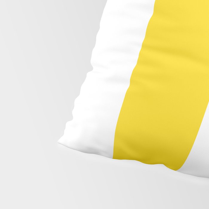 Cabana Yellow Vacation Stripe Pillow Sham Gallery Image 4