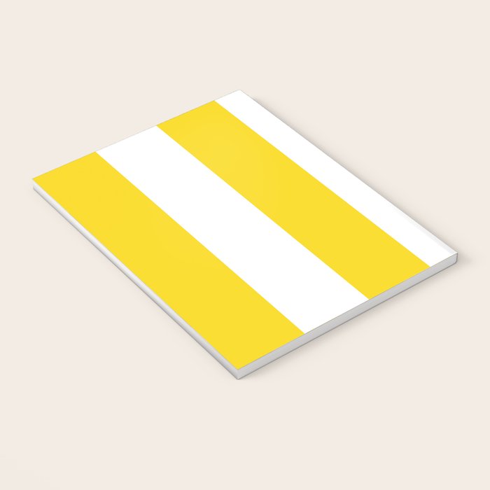 Cabana Yellow Vacation Stripe Notebook Gallery Image 3