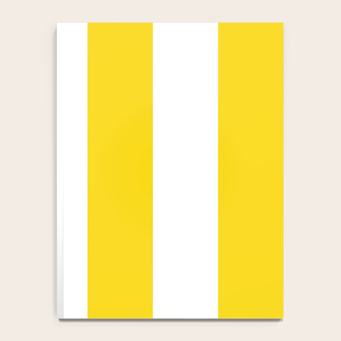 Cabana Yellow Vacation Stripe Notebook Gallery Image 4