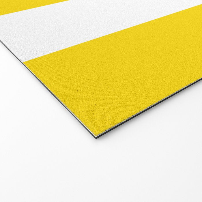 Cabana Yellow Vacation Stripe Welcome Mat Gallery Image 2