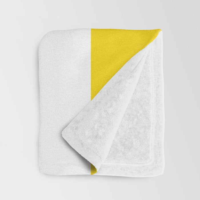 Cabana Yellow Vacation Stripe Throw Blanket Gallery Image 3