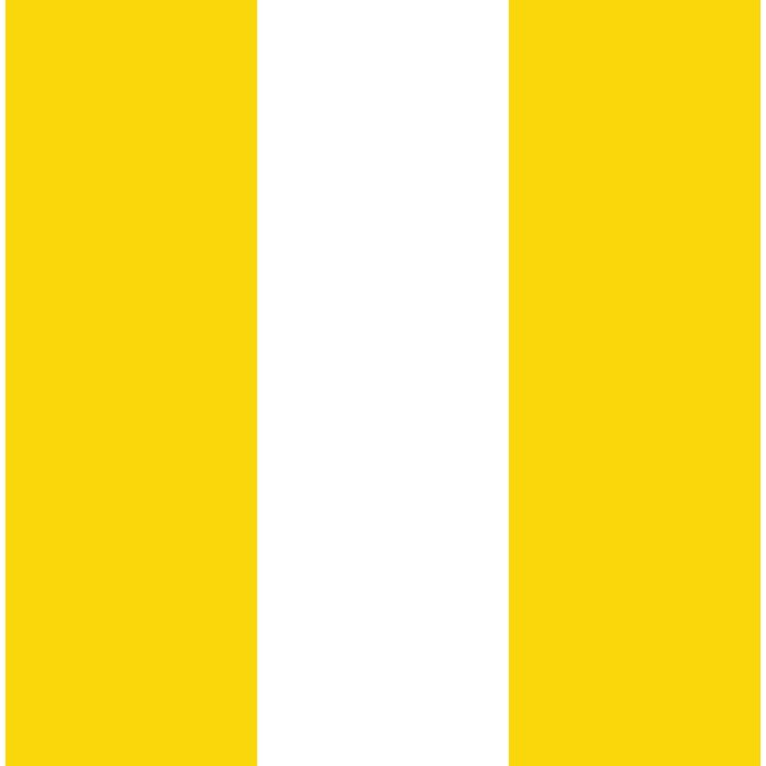 Cabana Yellow Vacation Stripe Coffee Mug Gallery Image 2