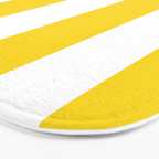 Cabana Yellow Vacation Stripe Bath Mat Gallery Image 3