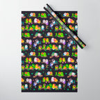 Lovebird - dark Wrapping Paper Gallery Image 1