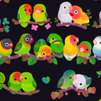 Lovebird - dark Coffee Mug Gallery Image 2