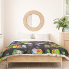 Lovebird - dark Duvet Cover Gallery Image 3