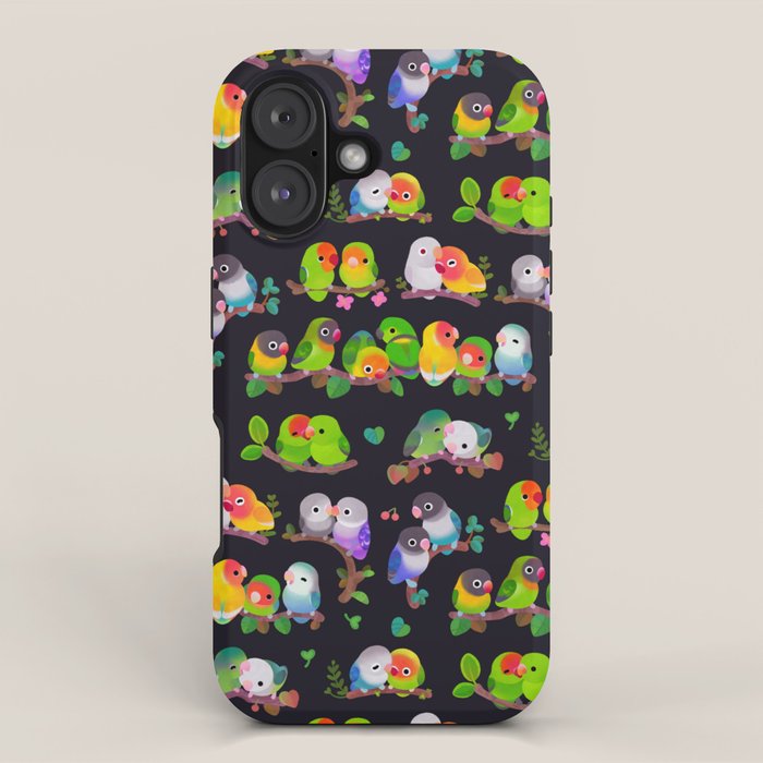 Lovebird - dark iPhone Case Gallery Image 1
