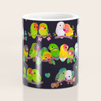 Lovebird - dark Coffee Mug Gallery Image 4