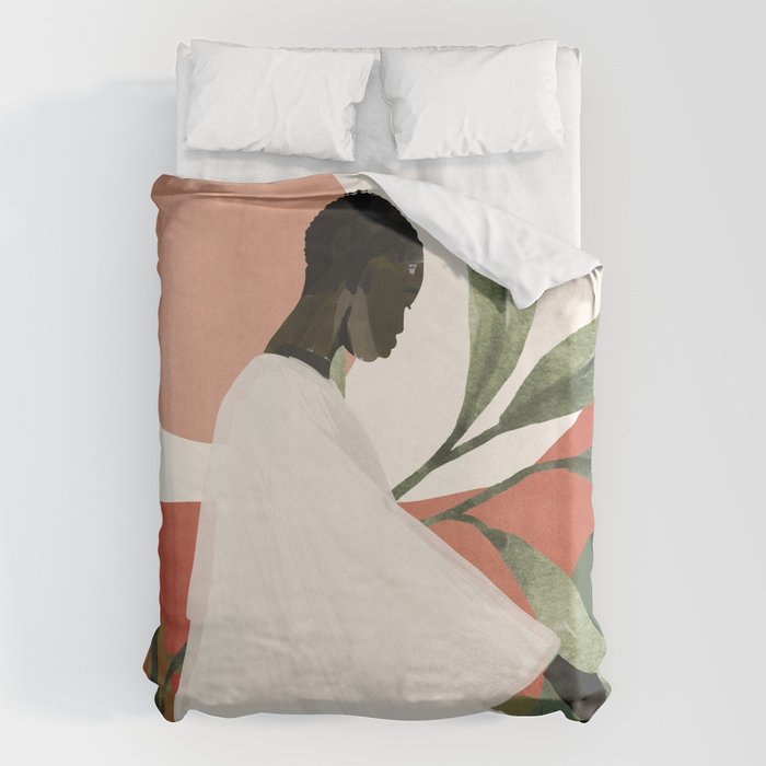 Tropical Girl 44 Duvet Cover Gallery Image 6