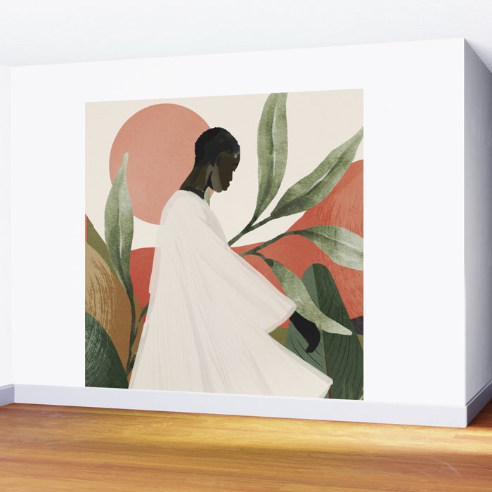 Tropical Girl 44 Wall Mural Gallery Image 2