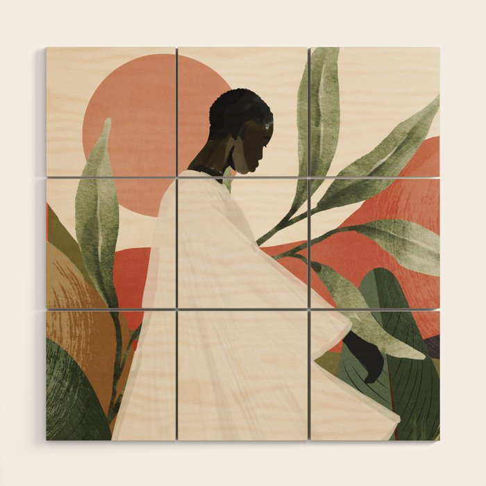 Tropical Girl 44 Wood Wall Art Gallery Image 1