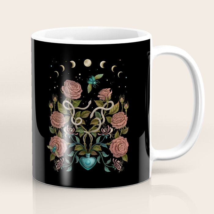 Rose and Honeysuckle Coffee Mug Gallery Image 1